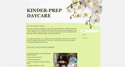 Desktop Screenshot of kinderprepdaycare.com
